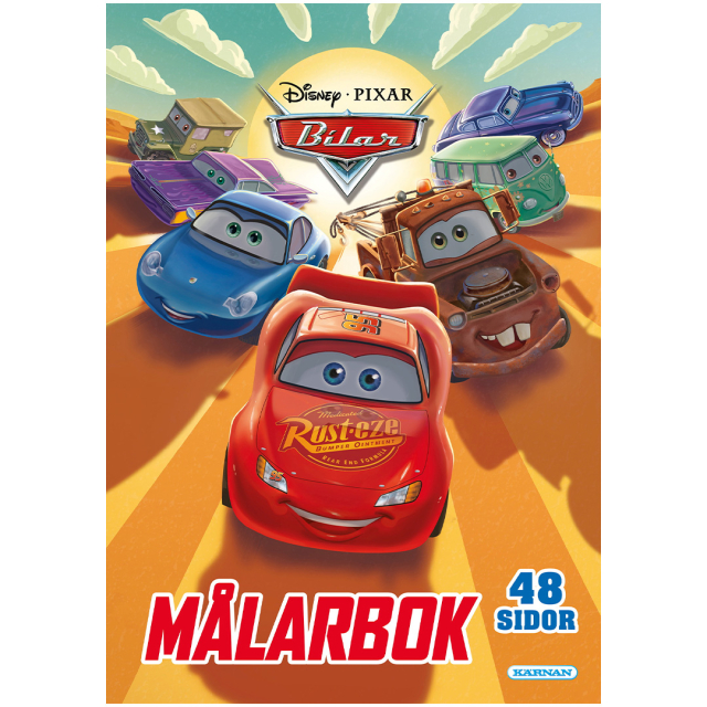 Disney Pixar Autot Värityskirja