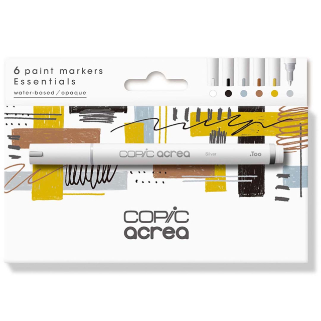 Acrea Paint Marker 6-setti Essential Colours