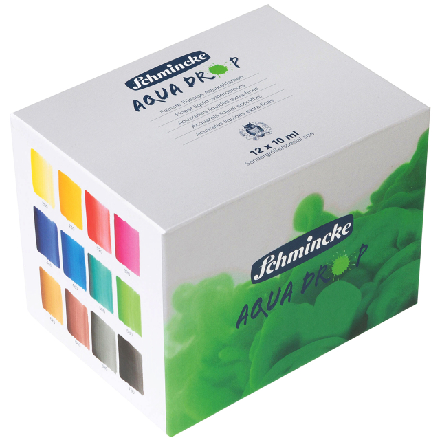 Aqua Drop Nestemäinen akvarelli 12x10 ml