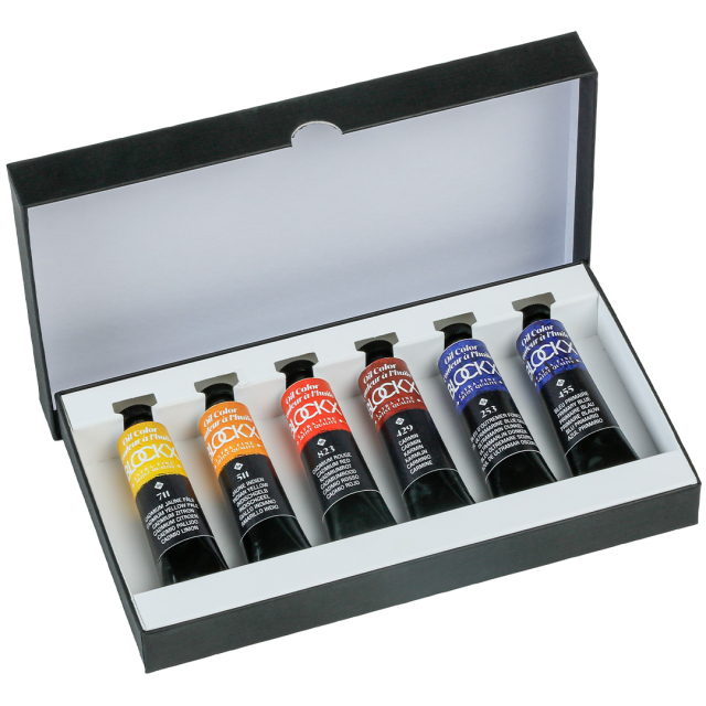 Öljyväri Assortment 6x20 ml Primary Colours