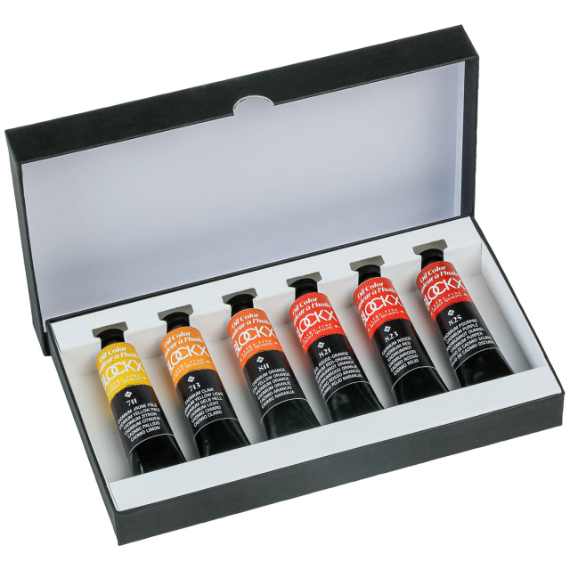 Öljyväri Assortment 6x20 ml Cadmiums