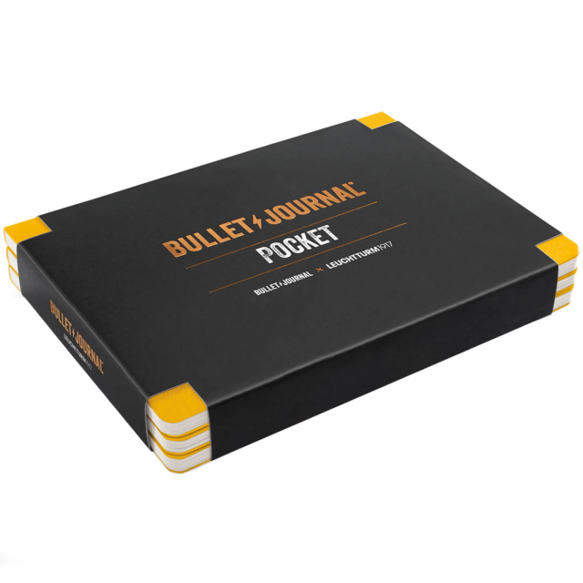 Bullet Journal Pocket 3 kpl Yellow24