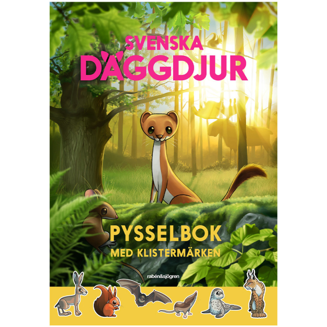 Suomen nisäkkäät - askartelukirja tarralla