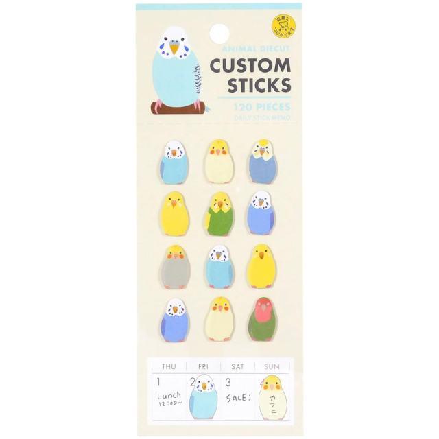 Stickers Parakeet 120 kpl