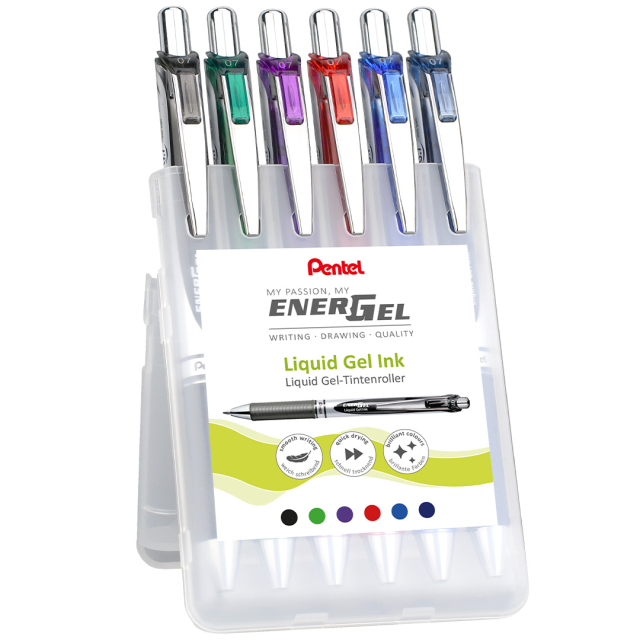 EEnerGel BL77 Rollerball 07 6-setti