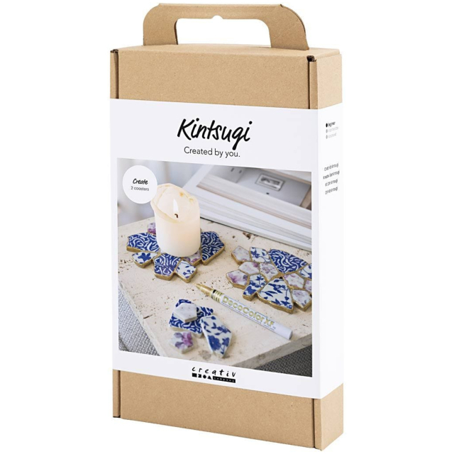 DIY Kintsugi Korjaussarjan Lasinalusta