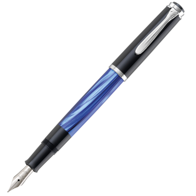Classic M205 Täytekynä Blue-marbled