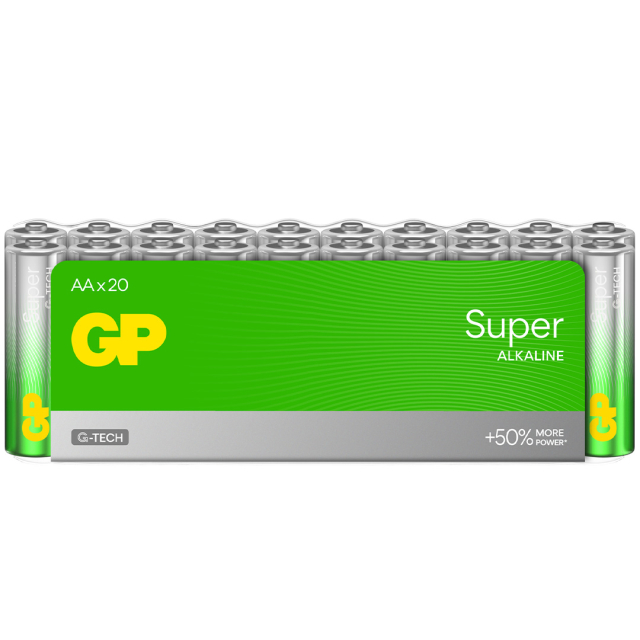 Paristot Super Alkaline AA 20-pakkaus