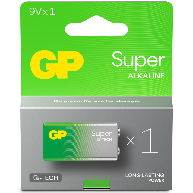 Paristo Super Alkaline 9 Volt 1-pakkaus