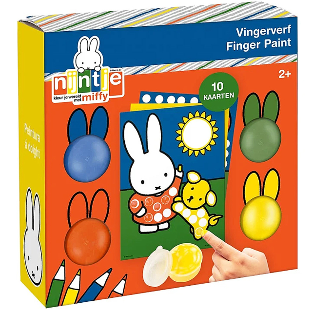 Miffy sormivärit 4 väriä + 10 kuvaa
