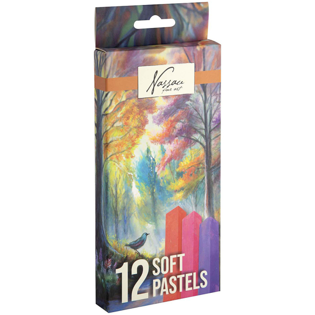 Pehmeät pastellit 12-setti