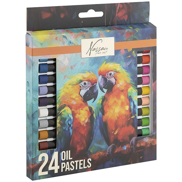 Öljypastellit 24-setti