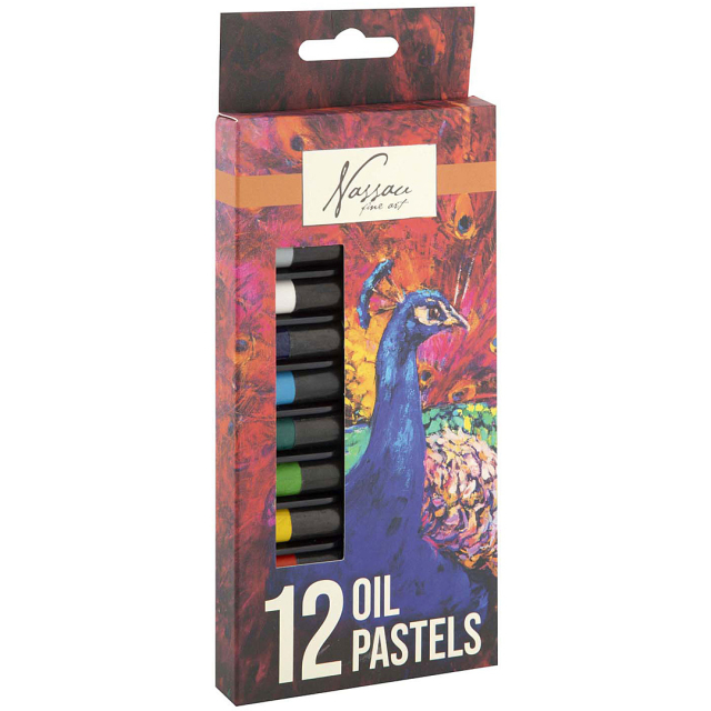 Öljypastellit 12-setti