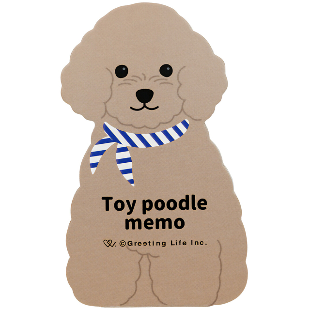 Toy Poodle Memo Muistilista