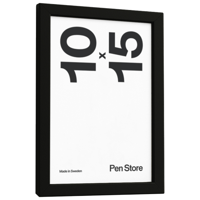 Musta puukehys 10x15 cm