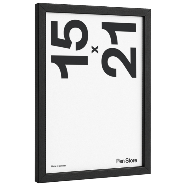 Musta puukehys 15x21 cm