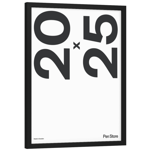 Musta puukehys 20x25 cm