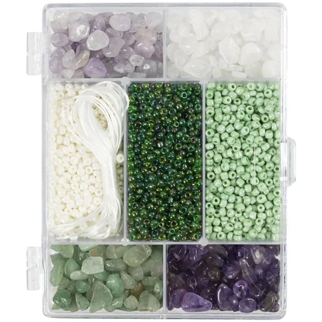 Pearl mix Kiteet Vihertävän violetit värit