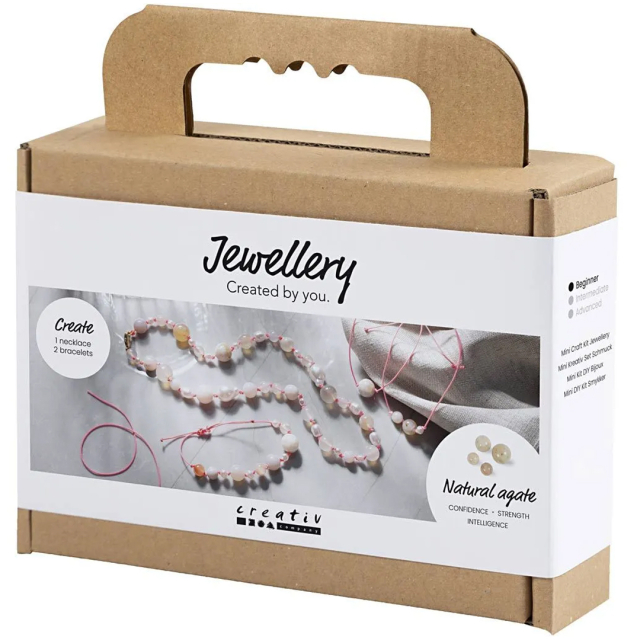 Mini DIY-sarja akaattikorut