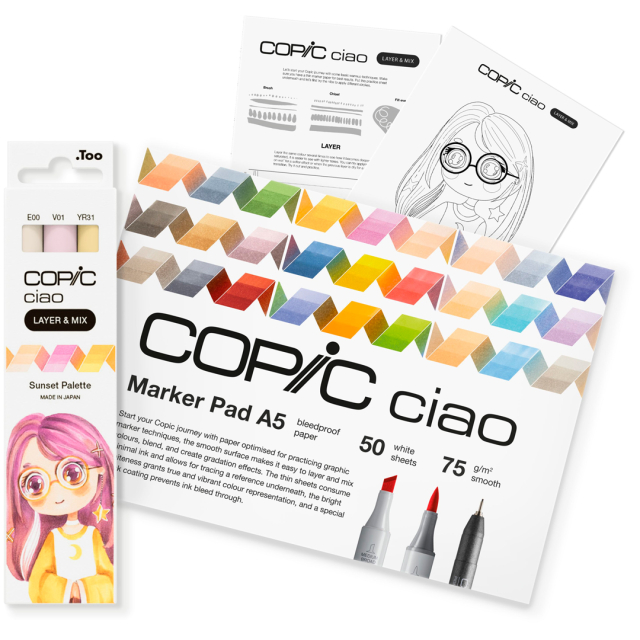 Ciao Layer & Mix Manga Starter Set Sunset