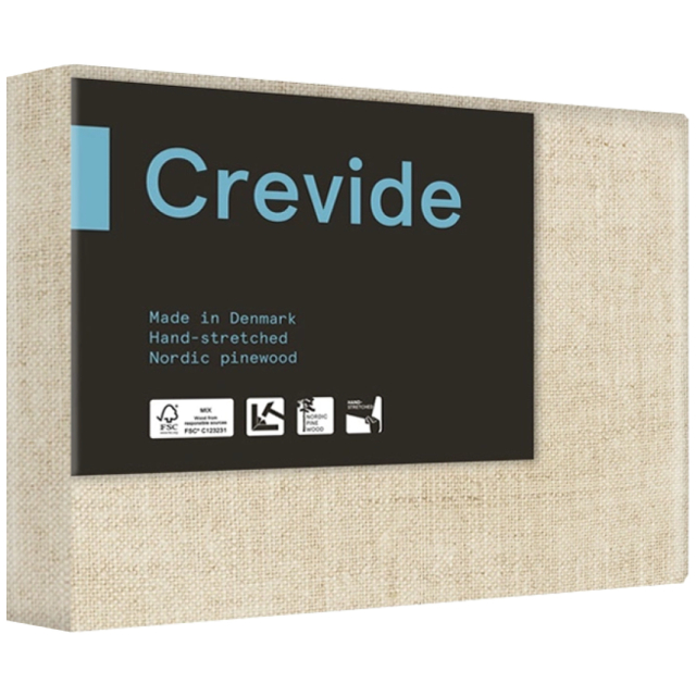 3D syvä kangaspohja Luonnonpellava 24x19