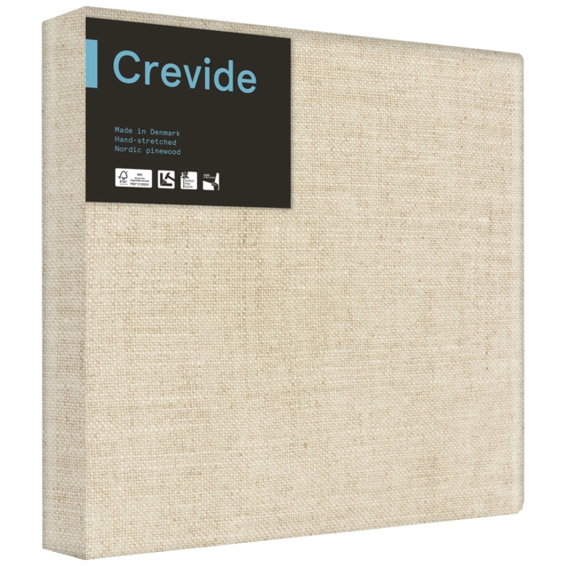 3D syvä kangaspohja Luonnonpellava 40x40