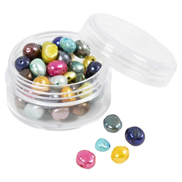 Makeanveden helmiä Värisekoitus 60-pack