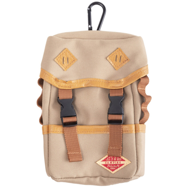 Säilytyspussi Mini Backpack Pouch Beige