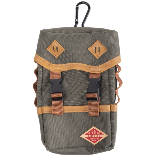 Säilytyspussi Mini Backpack Pouch Khaki