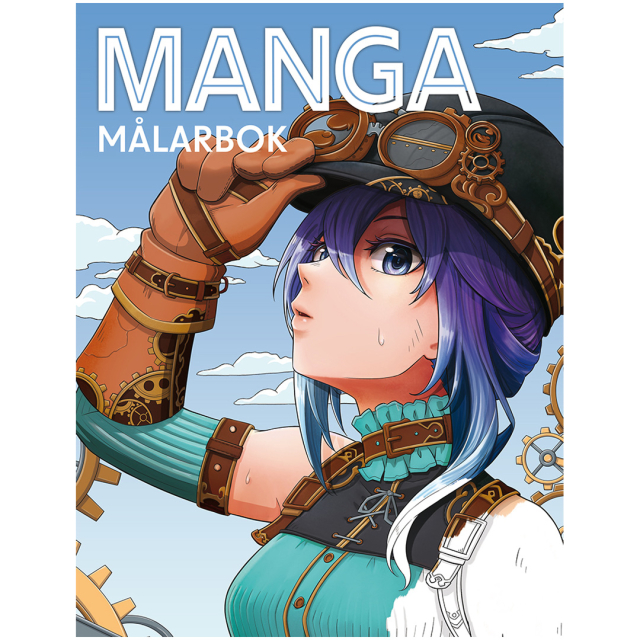 Manga målarbok