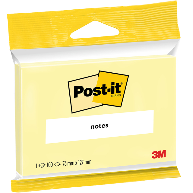 Post-it 76x127 Keltainen