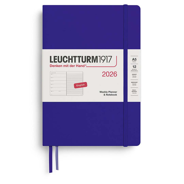 Kalenteri Weekly Planner & Notebook 2026 A5 Ink