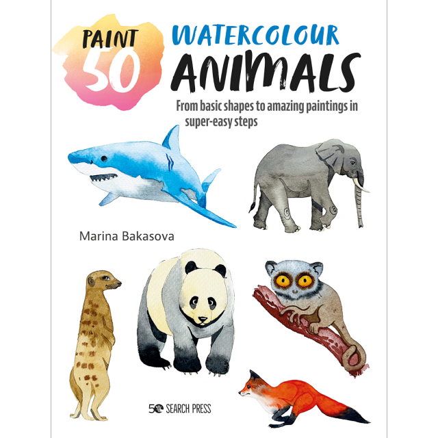 Paint 50: Watercolour Animals