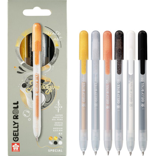 Gelly Roll Click 6 pakkaus
