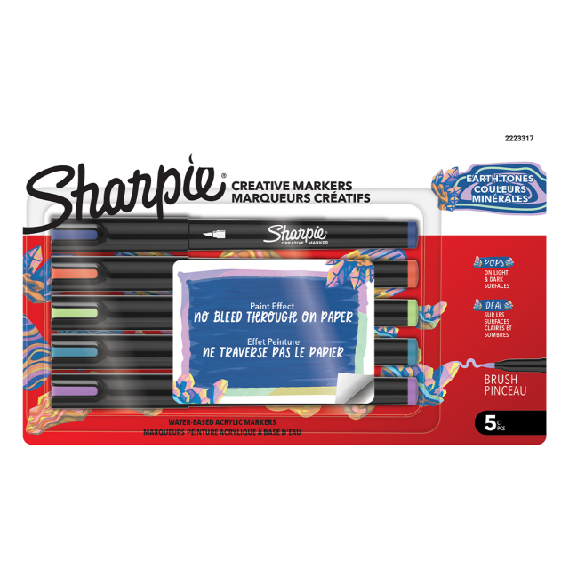 Creative Marker Brush Tip 5 kpl Earth Tones