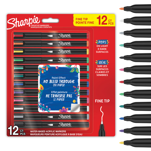 Creative Marker Fine Tip 12 kpl