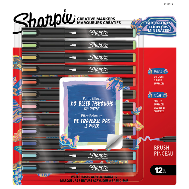 Creative Marker Brush Tip 5 kpl Earth Tones