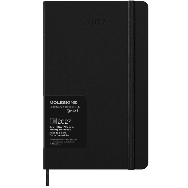 Kalenteri 12M Smart PRO Digital Weekly Note 2027 Large Black