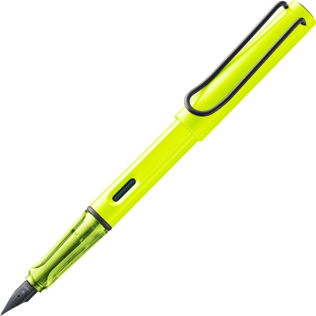 Safari Täytekynä Neon Yellow