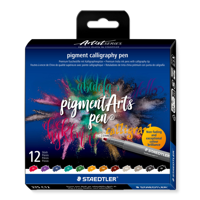 Pigment Arts Kalligrafiakynät 12-setti