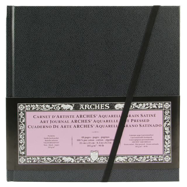 Art Journal Akvarelli HP 21x21 cm
