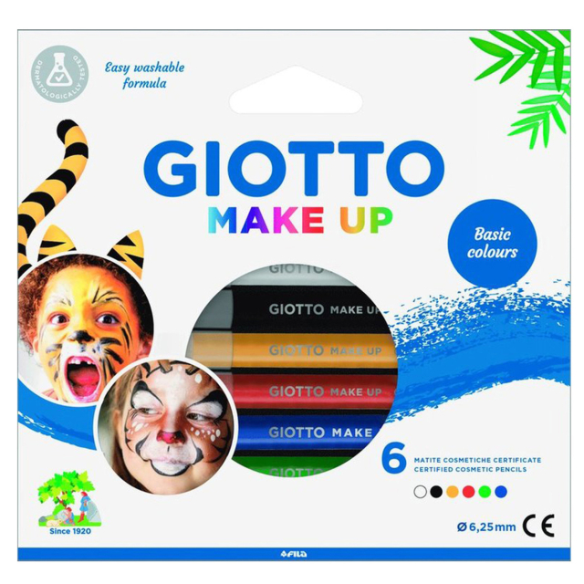 Kasvomaalauskynät Make Up Classic 6-setti