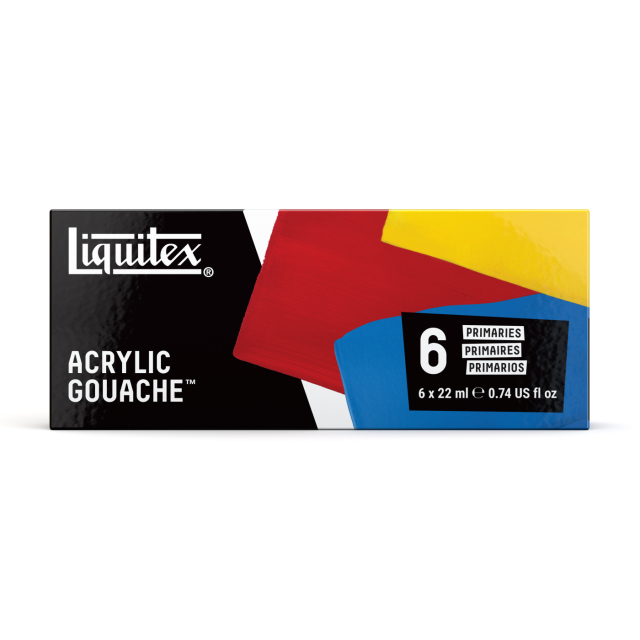 Guassiväri Primaries Set 6x22 ml