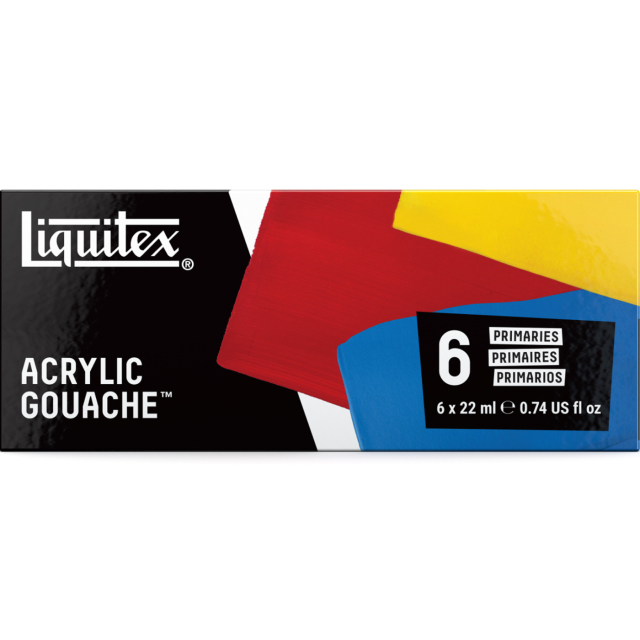 Guassiväri Primaries Set 6x22 ml