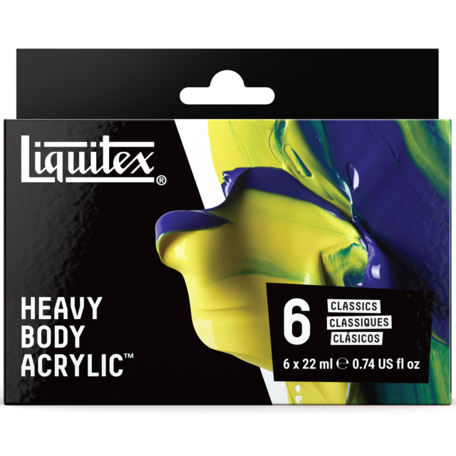 Akryyliväri Heavy Body Colour Set 6x22 ml