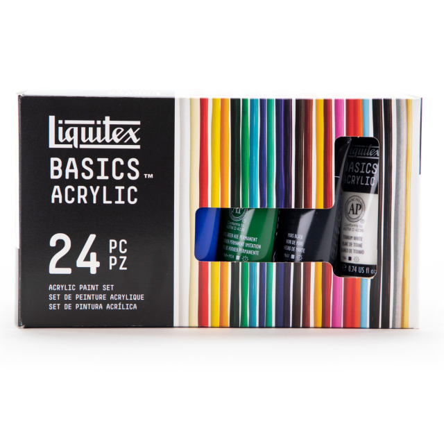 Akryyliväri Basics Set 24x22 ml