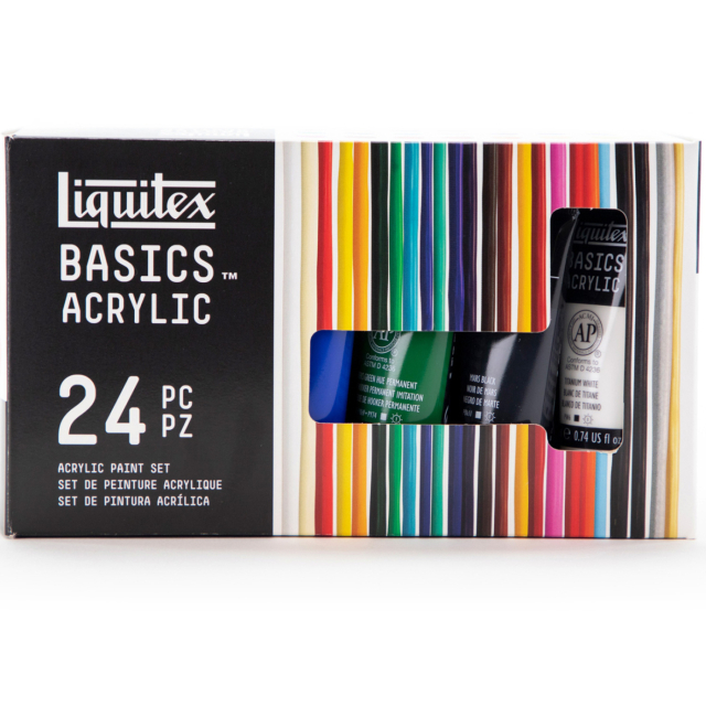 Akryyliväri Basics Set 24x22 ml