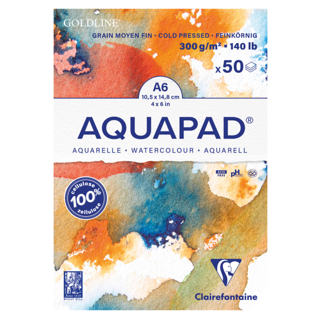 Aquapad akvarellilehtiö A6