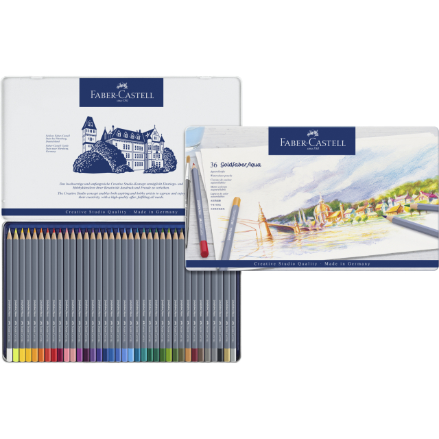 Goldfaber Aqua Akvarellikynät 36-setti