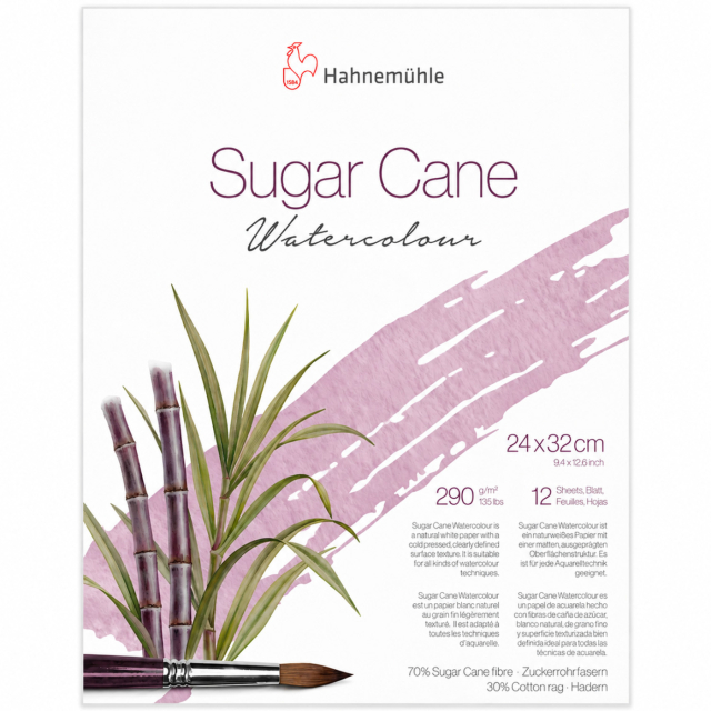 Akvarelliilehtiö Sugar Cane 290g 24x32 cm